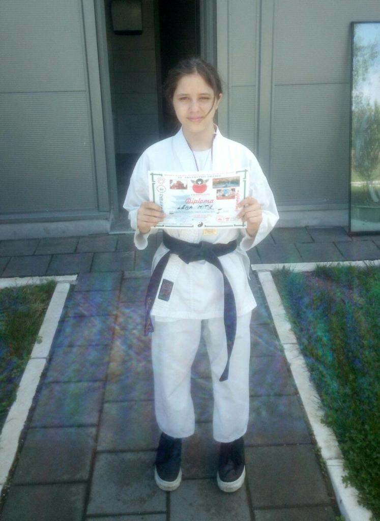 LENA MITIĆ, Leskovac: Prvakinja Srbije u karateu