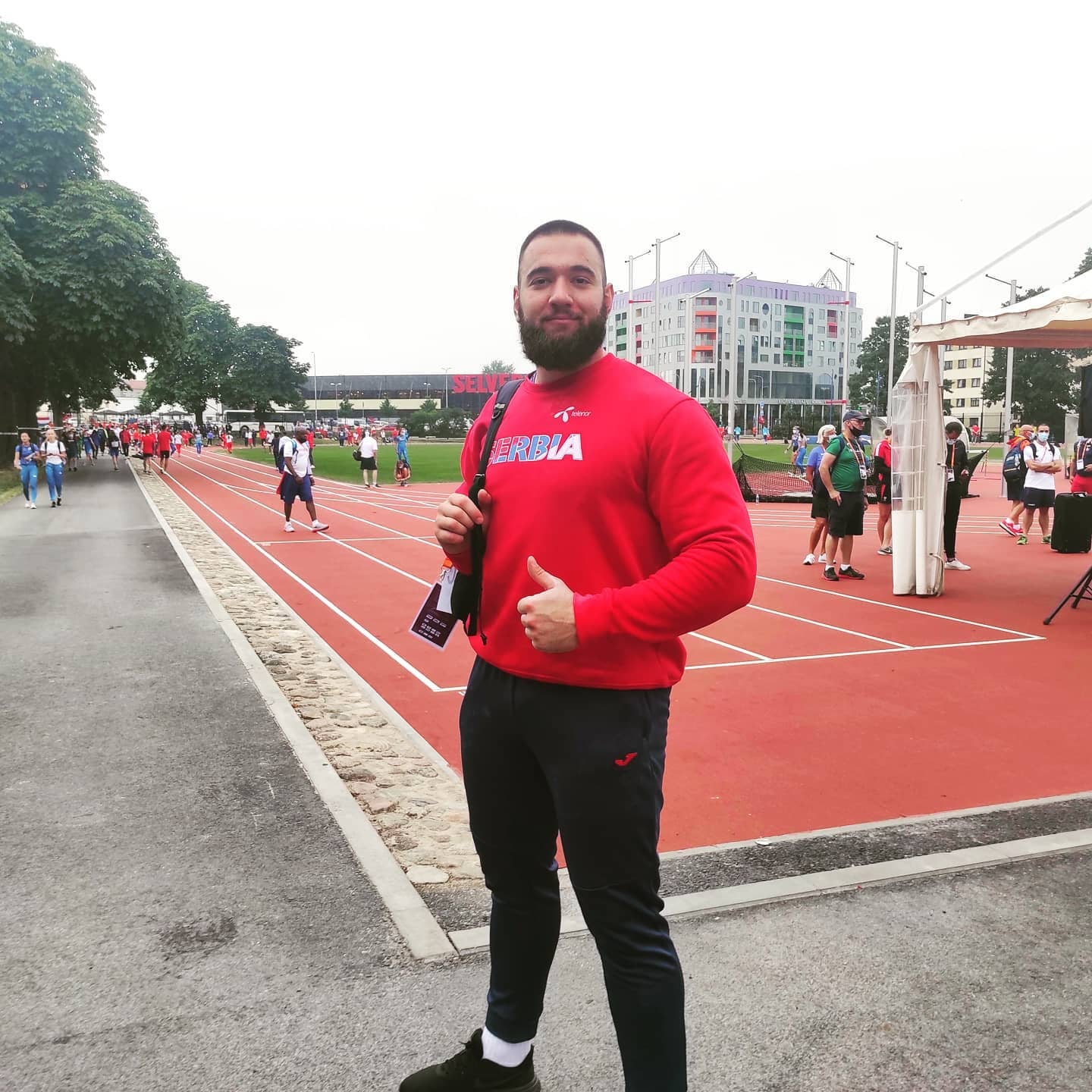 VLASOTINCE: Bogdan Zdravković, bacač kugle, u finalu Evropskog prvenstva u atletici