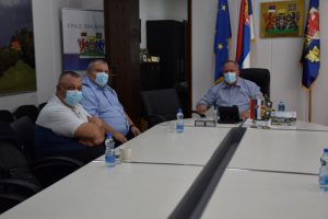 LESKOVAC: Susret dr Gorana Cvetanovića i načelnika Nišavskog okruga dr Petra Babovića