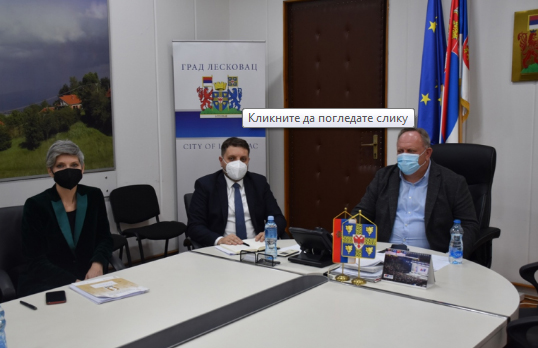 Generalni sekretar Stalne konferencije gradova i opština Nikola Tarbuk u Leskovcu