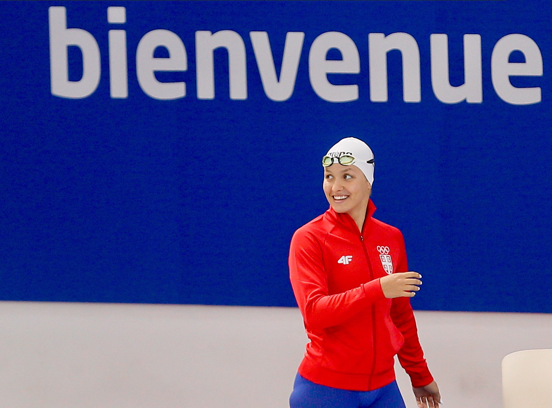 Nina Stanisavljević, talentovana mlada plivačica iz Leskovca, osvojila zlatnu medalju na XIX Mediteranskim igrama Nina Stanisavljević, talentovana mlada plivačica iz Leskovca, osvojila zlatnu medalju na XIX Mediteranskim igrama