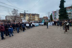 Vlasotince: Održan drugi protestni skup zbog treće MHE na Rupskoj reci kod sela Dadinca