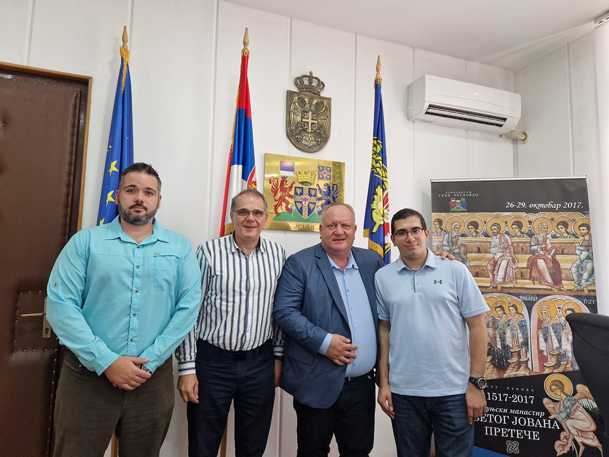 Leskovac: Dr Goran Cvetanović sa profesorom matematike, akademikom Slavišom Đorđevićem, sa Univerziteta u Maksiku