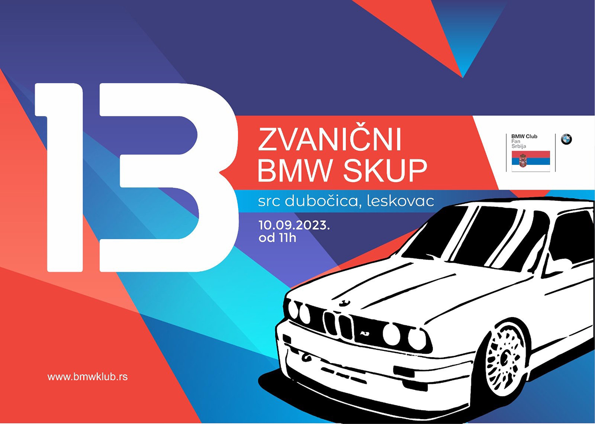 Leskovac: Trinaesti BMW skup ispred SRC Dubočica