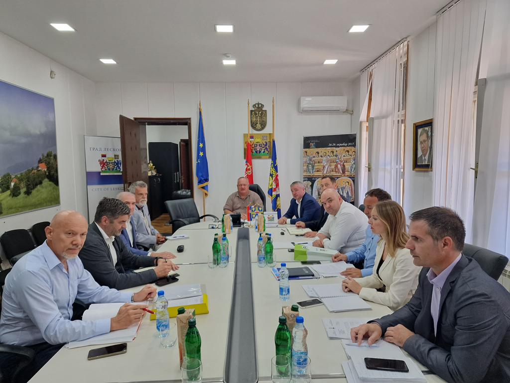 Leskovac: O gasifikaciji grada, razgovor dr Gorana Cvetanovića sa rukovodstvom JP „Srbijagas“