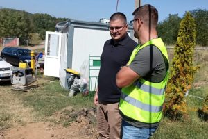 Председник општине Лебане Иван Богдановић обишао радове на изградњи Центра за посетиоце „Царичин град“