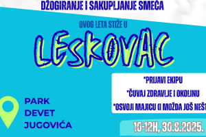 Tim 42: Poziv sugrađanima da se prijave na jedinstveni takmičarski događaj “Plogging na leskovački način”