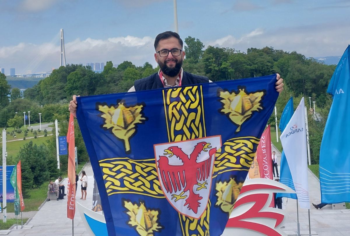Vladimir Petković, viši kustos i istoričar Narodnog muzeja u Leskovcu, jedan od trojica Srba na forumu u Vladivostoku