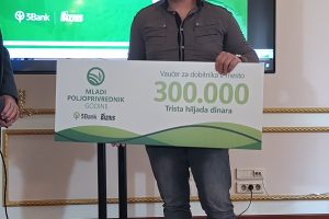 Leskovac: Miloš Marjanović među najboljim mladim poljoprivrednicima u Srbiji 2025. godine