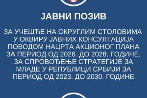 Leskovac: Kancelarija za mlade – javi poziv za učešće na okruglim stolovima