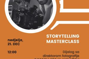 Manifestacija Storytelling 2.0 – Umjetnost i zanat filma: Đorđe Stojiljković, sjajan direktor fotografije