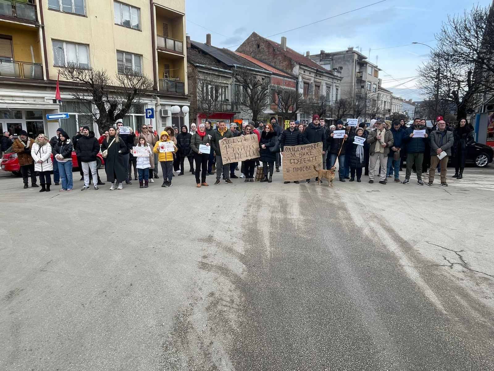 Vlasotince: Pamtiće se 2025. godina – protest slobodnih upkos surovoj realnosti!