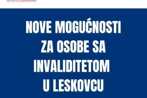Leskovac: Podrška osobama sa invaliditetom, obezbeđeno 140.400 evra