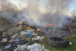 Leskovac: Ponovo požar na otvorenom, pored puta za Donje Stopanje