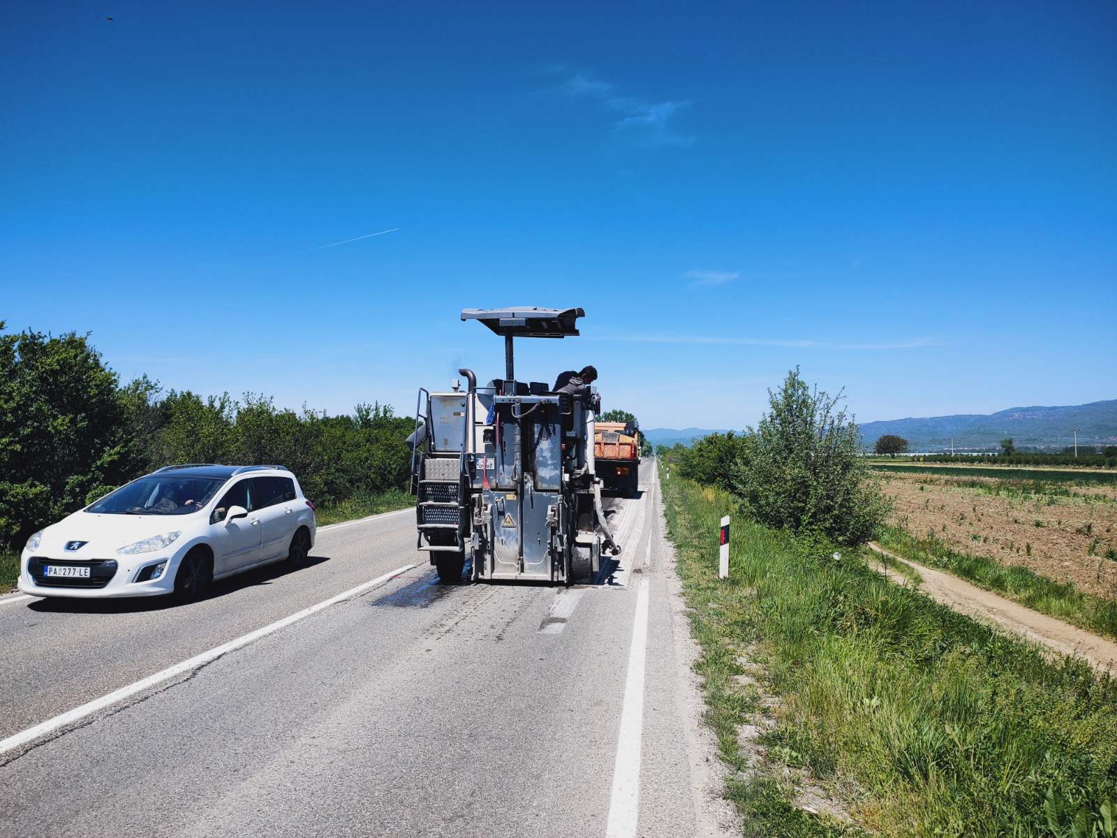 U toku obnova starog auto-puta Pečenjevce – Leskovac