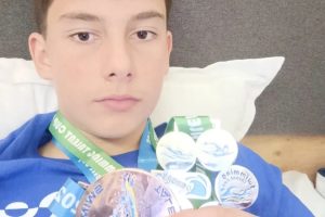 Leskovac – OŠ „Josif Kostić“: Stanko Stanojković osvojio dve medalje na Međunarodnom plivačkom mitingu u Bugarskoj