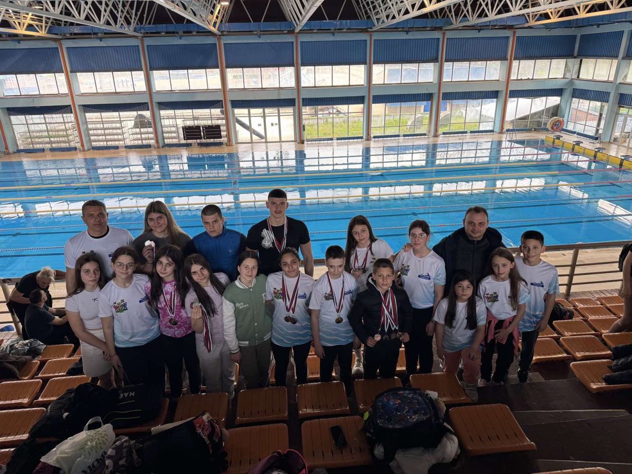 Plivački klub Leskovac osvojio 21 medalju na Međunarodnog plivačkom mitingu „Kup „Niša“