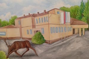 Gimnazija Vlasotince: Naša bivša učenica Aleksandra Mitov poklonila Gimnaziji jedan svoj rad…