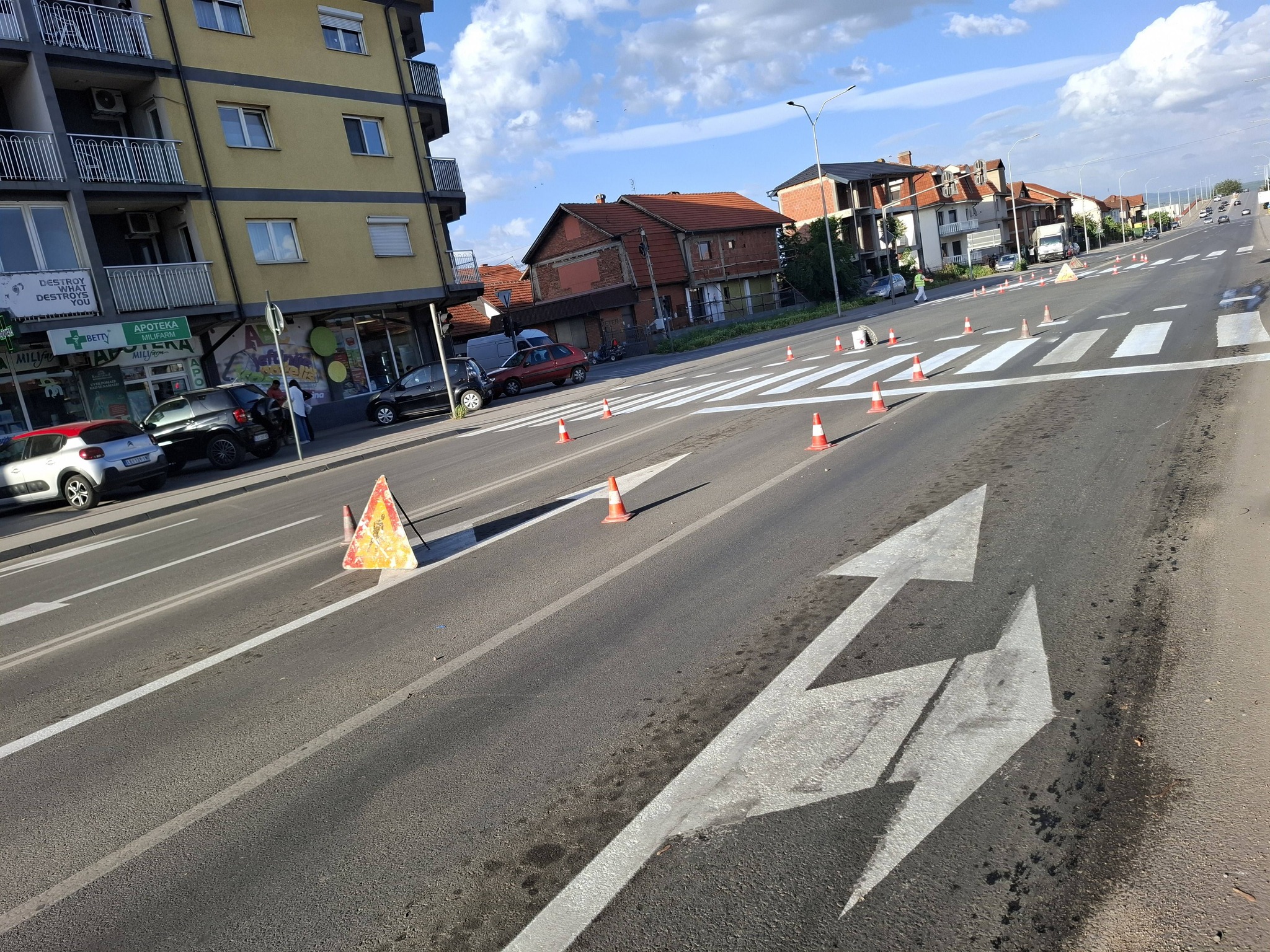 Leskovac: Promena horizontalne signalizacije na Bulevaru Nikole Pašića