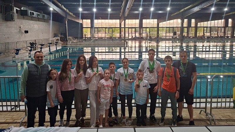Leskovac: Plivački klub na 16. mitingu u Kruševcu osvojo 18 medalja