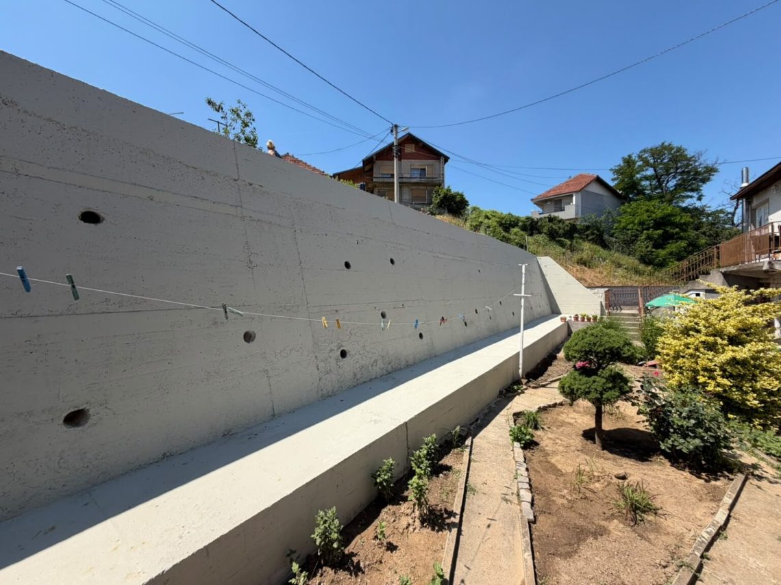 Leskovac: Završena sanacija  klizišta između Deligradske i ulice Svetozara Markovića