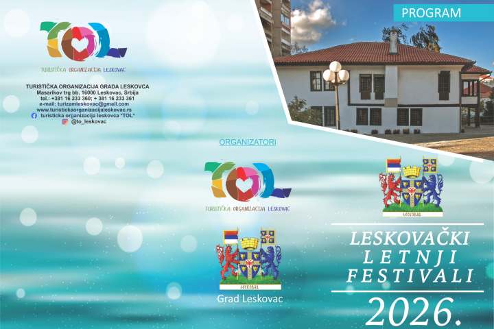 TOL – Dvadeset i šesti „Leskovački letnji festival“ od 15. do 30. juna 2026. godine