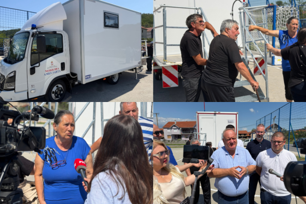 Mobilna ambulanta Ministarstva zdravlja u Leskovcu