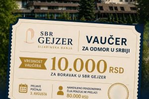 Treće doba u zavičaju: Podela vaučera, poruka Specijalne bolnice Gejzer