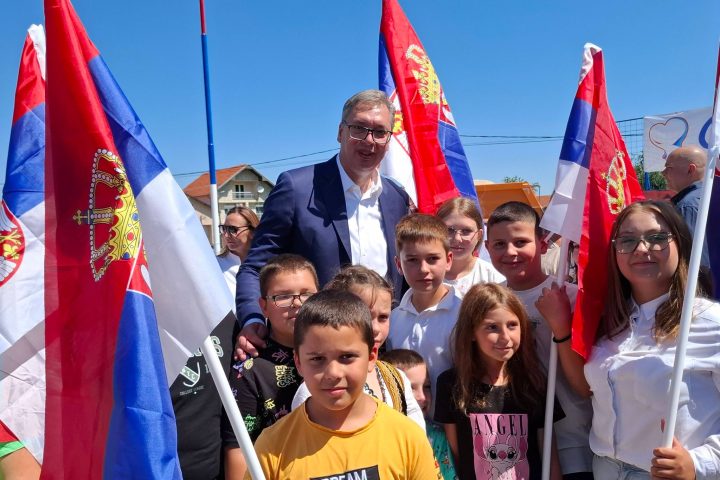 Leskovac: Predsednik Republike Aleksandar Vučić posetio Gornje Sinkovce